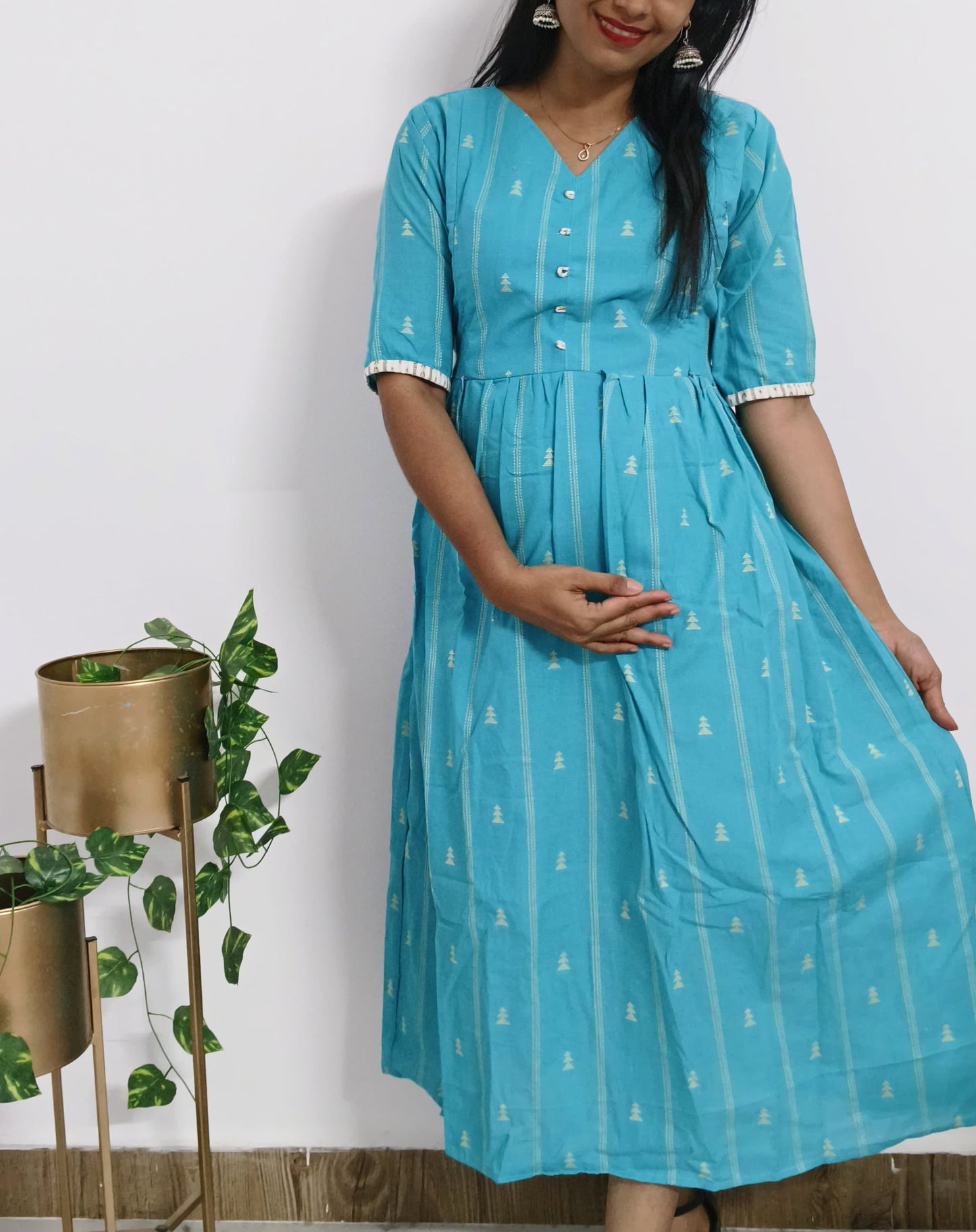 Gentle Breeze-Cotton Feeding Maxi
