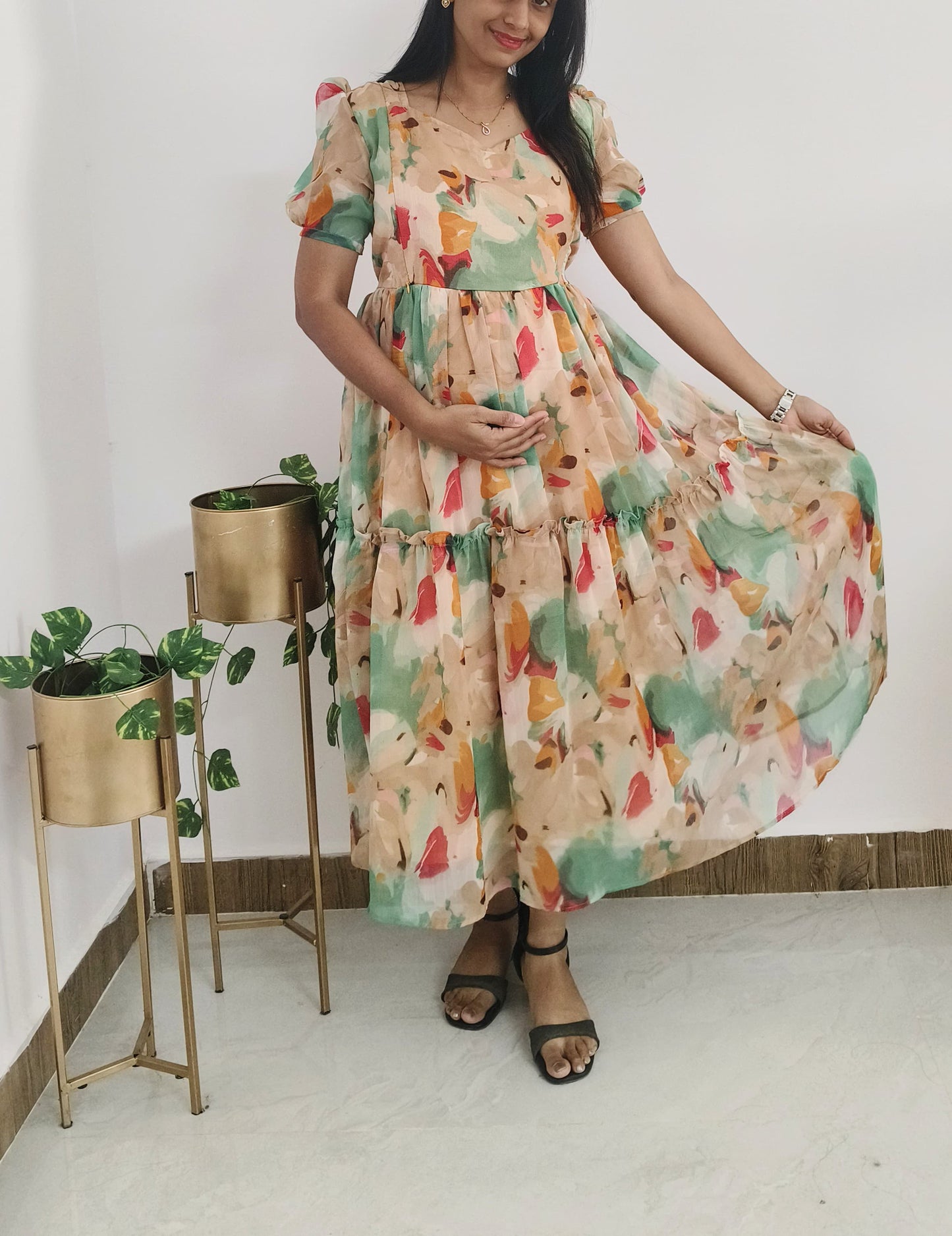 Sahara-Georgette Feeding Maxi