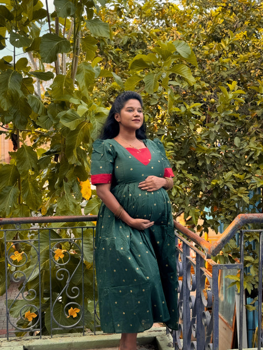 Niharika-Silk Feeding Wear